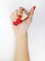Nail Polish Non Toxic Color Lingonberry - Handmade Beauty Nail Polish Nail Polish Non Toxic Color Lingonberry The color of cranberry that grows in the boreal forests. This small berry gives brightness and color to our nails. Size: 10 ml Formulation The perfect dose of pigments in the formulation guarantees a covering effect. Contains ingredients specifically designed to strengthen nail’s resistance like organic silicon. Easy Apply Fast and precise application due to its brush.  An ergonomic cap for easy