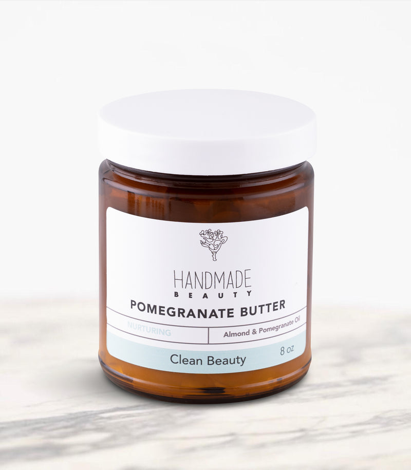 Pomegranate Body Butter 8 oz - Handmade Beauty Cosmetics