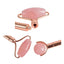 Rose Quartz Roller Set (Three Different Rollers)